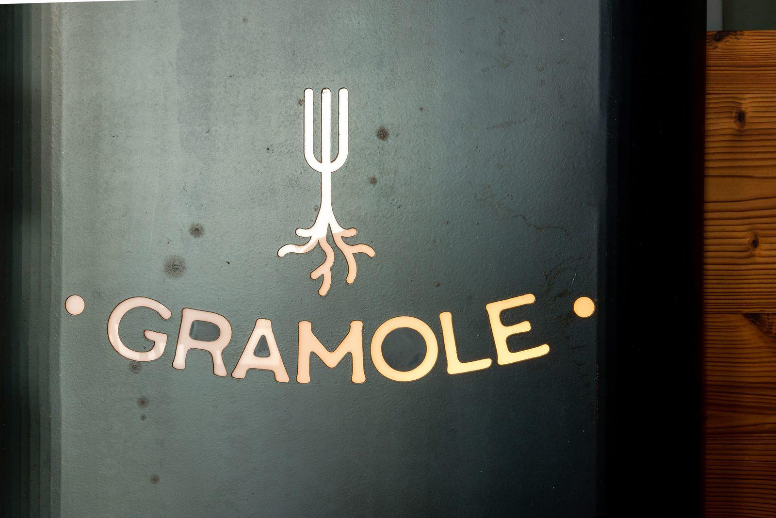 L'enseigne du restaurant Gramole
