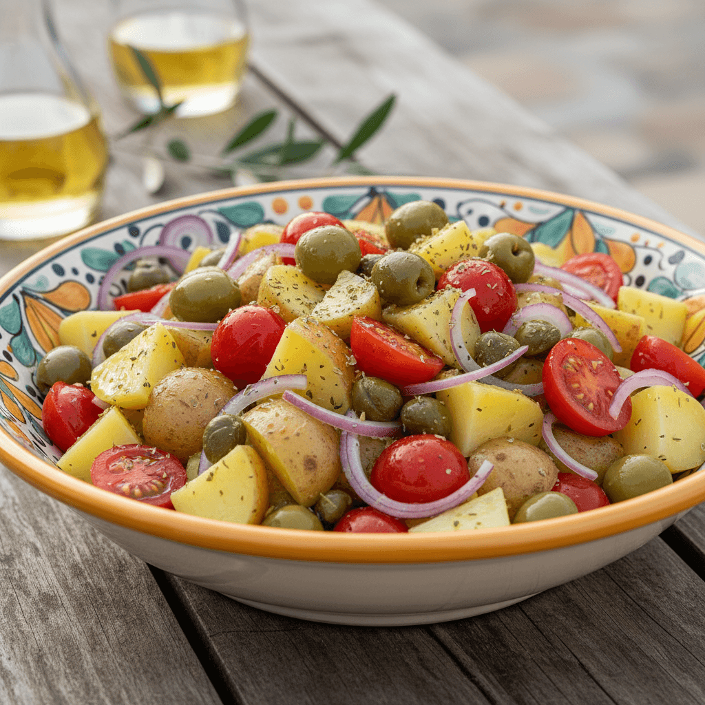 Insalata pantesca con olive Verdese