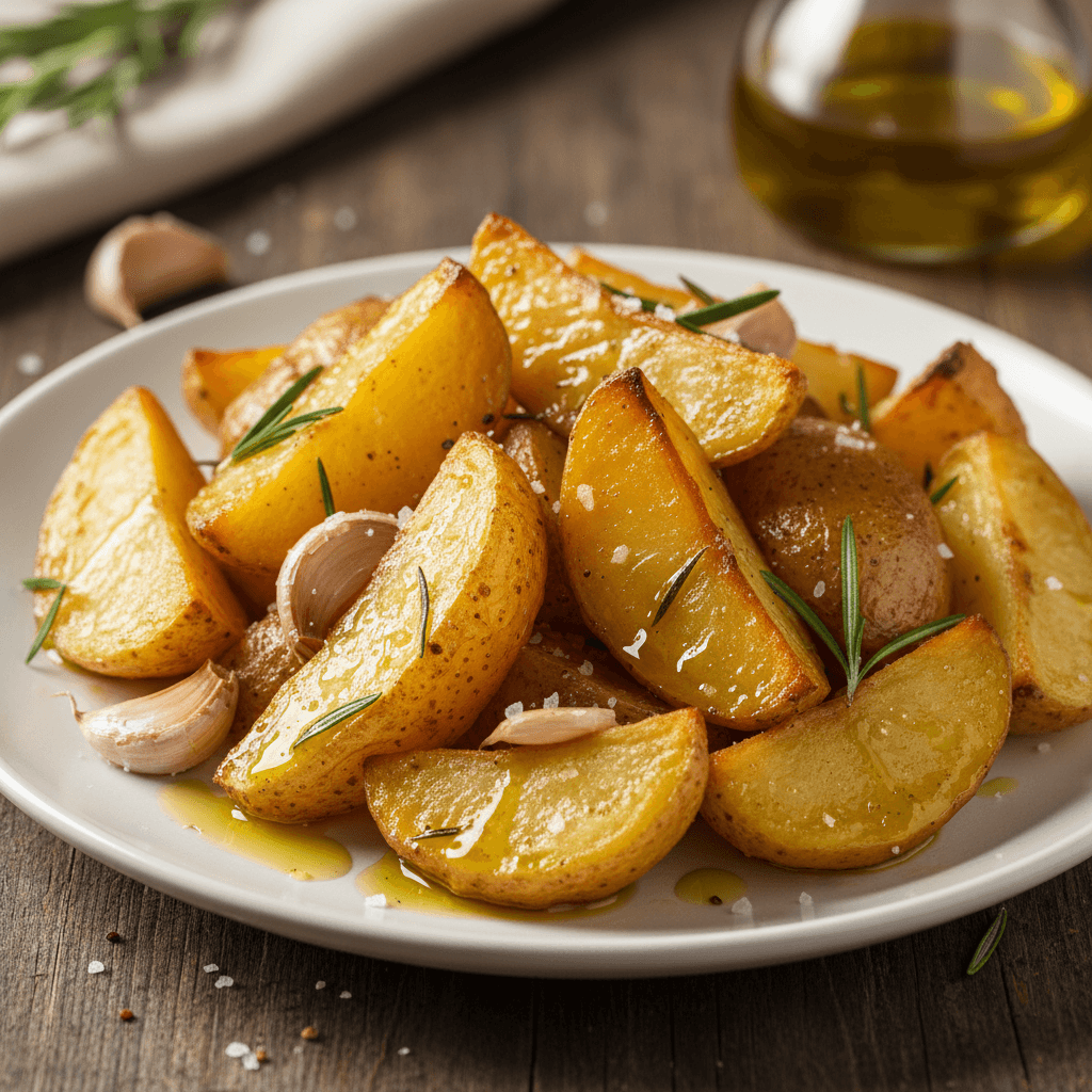 Patate al forno croccanti