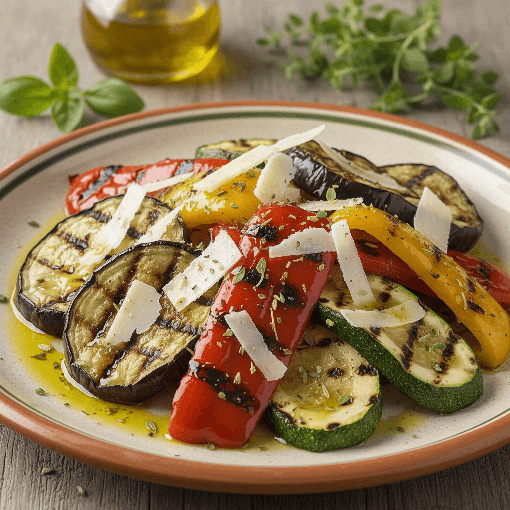 Verdure grigliate dell'orto